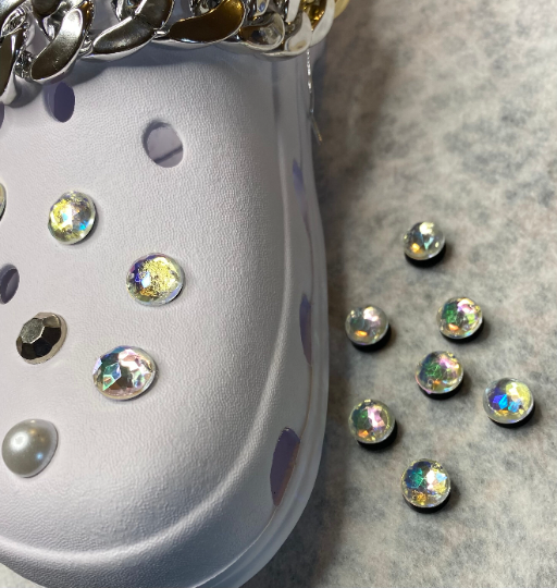 Rhinestone 2025 croc charms