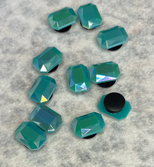 Clog charms Luxury Bling Green Blue or Purple AB Croc Accessories